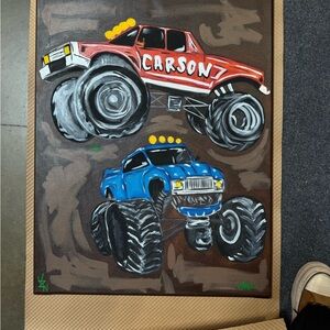 Monster Truck Canvas Art